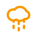 Muy nuboso con lluvia escasa