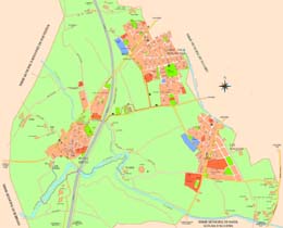 Plànol del municipi de  Vilafant