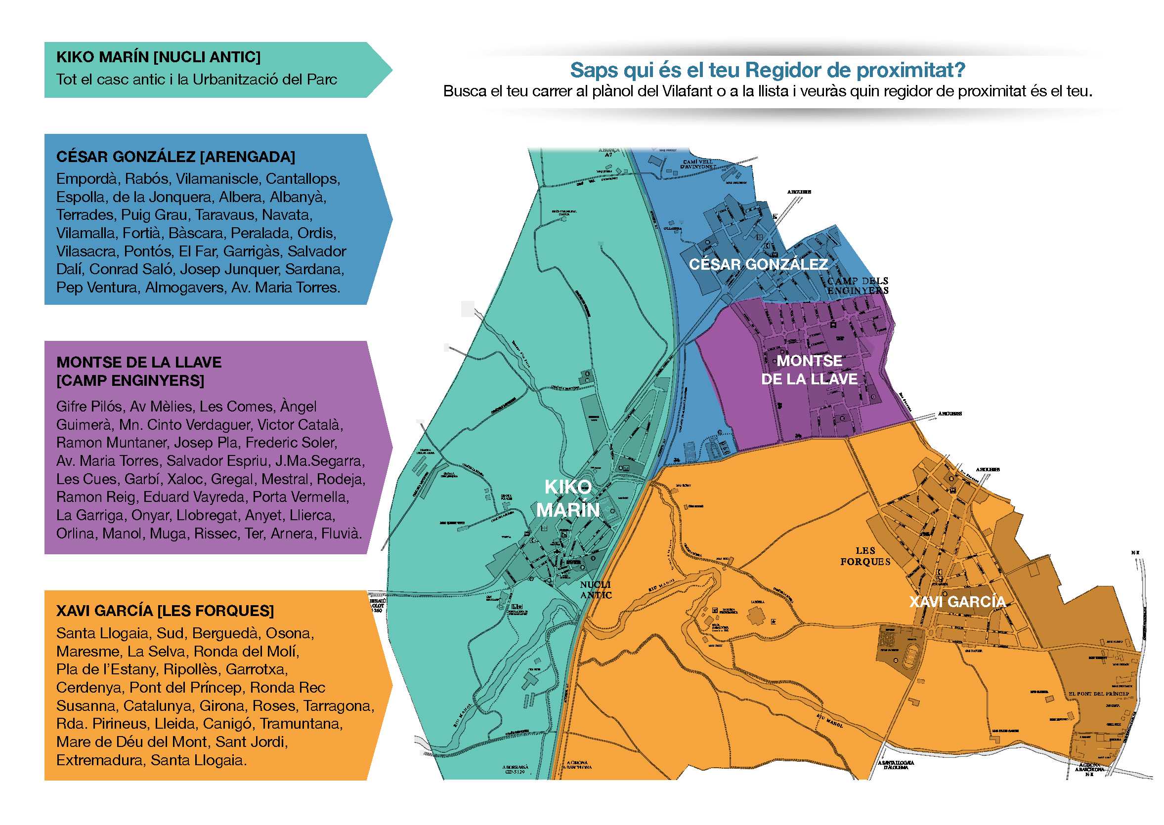 Regidoria de proximitat 2019 MAPA