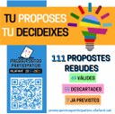 111 propostes recollides en la primera estapa dels Pressupostos Participatius 2020-21