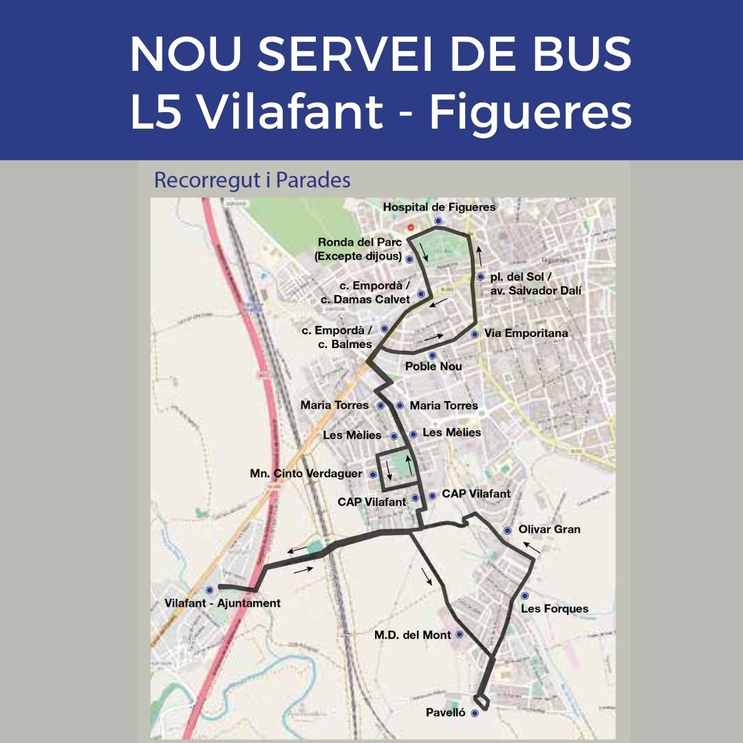 recorregut línia 5 bus L5