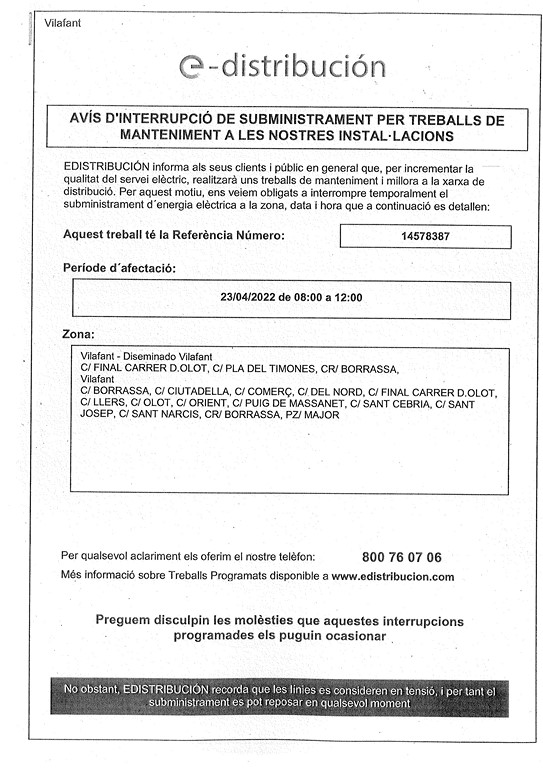 AVIS TALL SUBMINISTRAMENT E-DISTRIBUCION 23-04-2022-PUB.jpg
