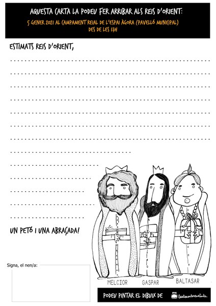 Carta als reis d'Orient
