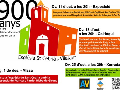 Celebrem els 900 anys de l’església de St. Cebrià