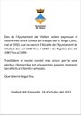 Nota de condol pel traspàs del Sr. Àngel Costa