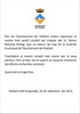 Nota de condol pel traspàs del Sr. Simon Niestroj Hüttig
