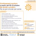 Confinament nocturn entre les 22.00 h i les 6.00 h