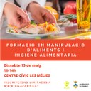S'obren inscripicions al "Curs de Manipulació d'aliments"