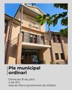 Dimecres 16 ple ordinari de juliol