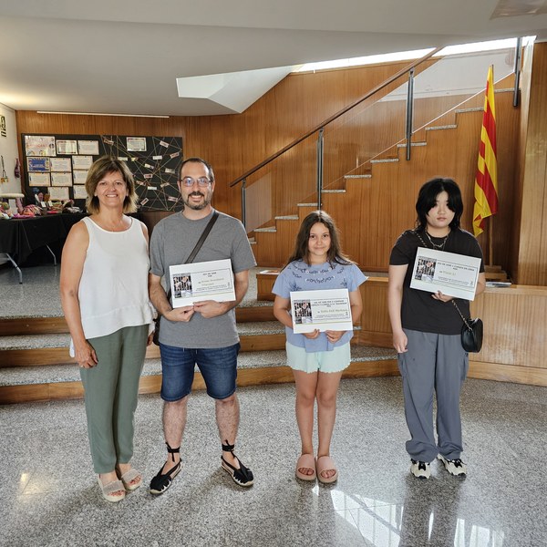Entrega de premis als guanyadors del 5è concurs de còmics de Vilafant