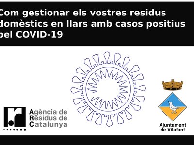 Gestió de residus domèstics durant l'episodi de confinament pel COVID-19