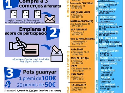 Hem rebut subvenció de la Diputació de Girona als ens locals adherits a la Xarxa de Serveis Locals de Promoció Econòmica, per a fomentar projectes i accions de promoció i desenvolupament econòmic local.