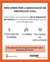 Hem rebut subvenció per a material i equipament essencial pels equips de Protecció Civil