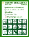 Horari d'estiu a la deixalleria municipal de Vilafant