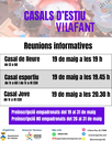 Ja tenim la informació i les dates de les reunions pels Casals d'estiu