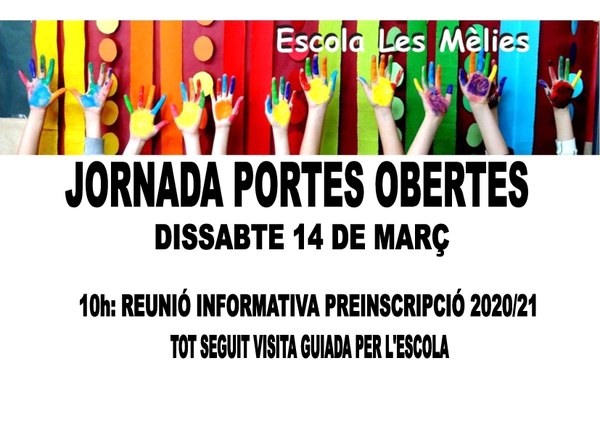 Jornada de Portes Obertes a l'escola Les Mèlies 2020