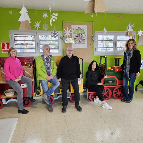 La llar d’infants de Vilafant és la nova ubicació de l’històric trenet de la sabateria Falgarona