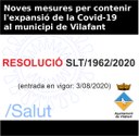 Noves mesures per contenir l'expansió de la Covid-19 al municipi de Vilafant