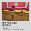 Ple ordinari del mes de novembre