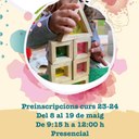 S'obre les preinscripcions Llar d'infants 7 Pometes 2023