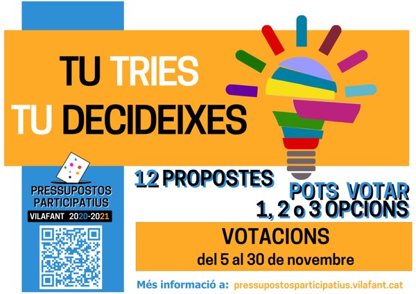 Pressupostos Participatius, inici de votacions, 5 de novembre