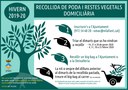 Recollida de poda 2019/2020 (i restes vegetals domiciliària)