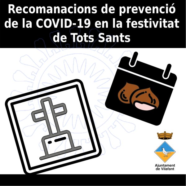 Recomanacions de prevenció de la COVID-19 en la festivitat de Tots Sants
