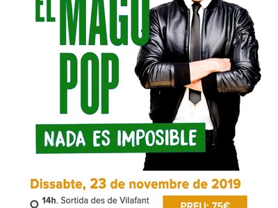 Sortida per veure l'espectacle "Nada es Impossible" del Mago Pop