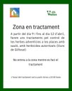 Tractaments fitosanitaris a les places i jocs infantils de sauló de Vilafant