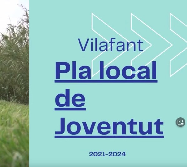 Vídeo sobre el Pla local de Joventut 2021-24