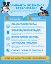 Vilafant impulsa una campanya per fomentar la tinença responsable dels animals de companyia
