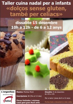 Taller cuina nadal per a infants