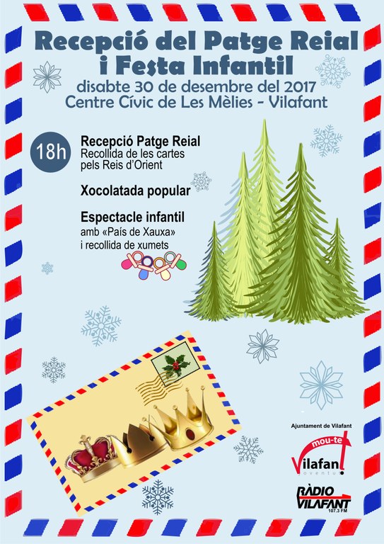 Recepció del patge reial i festa infantil 2017