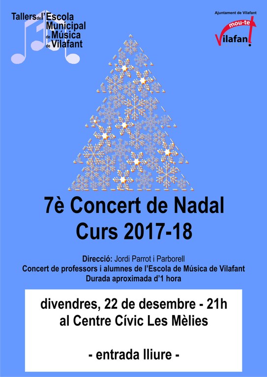 Concert de Nadal, curs 2017-18